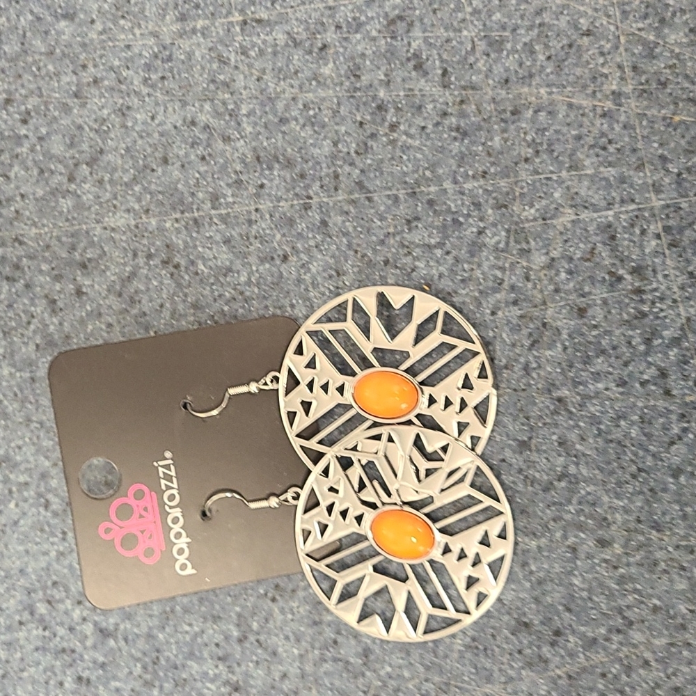 orange circle hoop